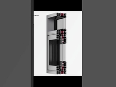 Коммерческая оконная шторная стена прямоугольная форма звукоизоляционная шторная стена