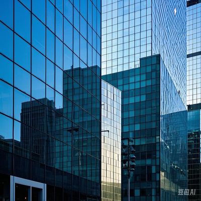 Порошковое покрытие двойного остекленного сборного стеклянного фасада для превосходной звукоизоляции